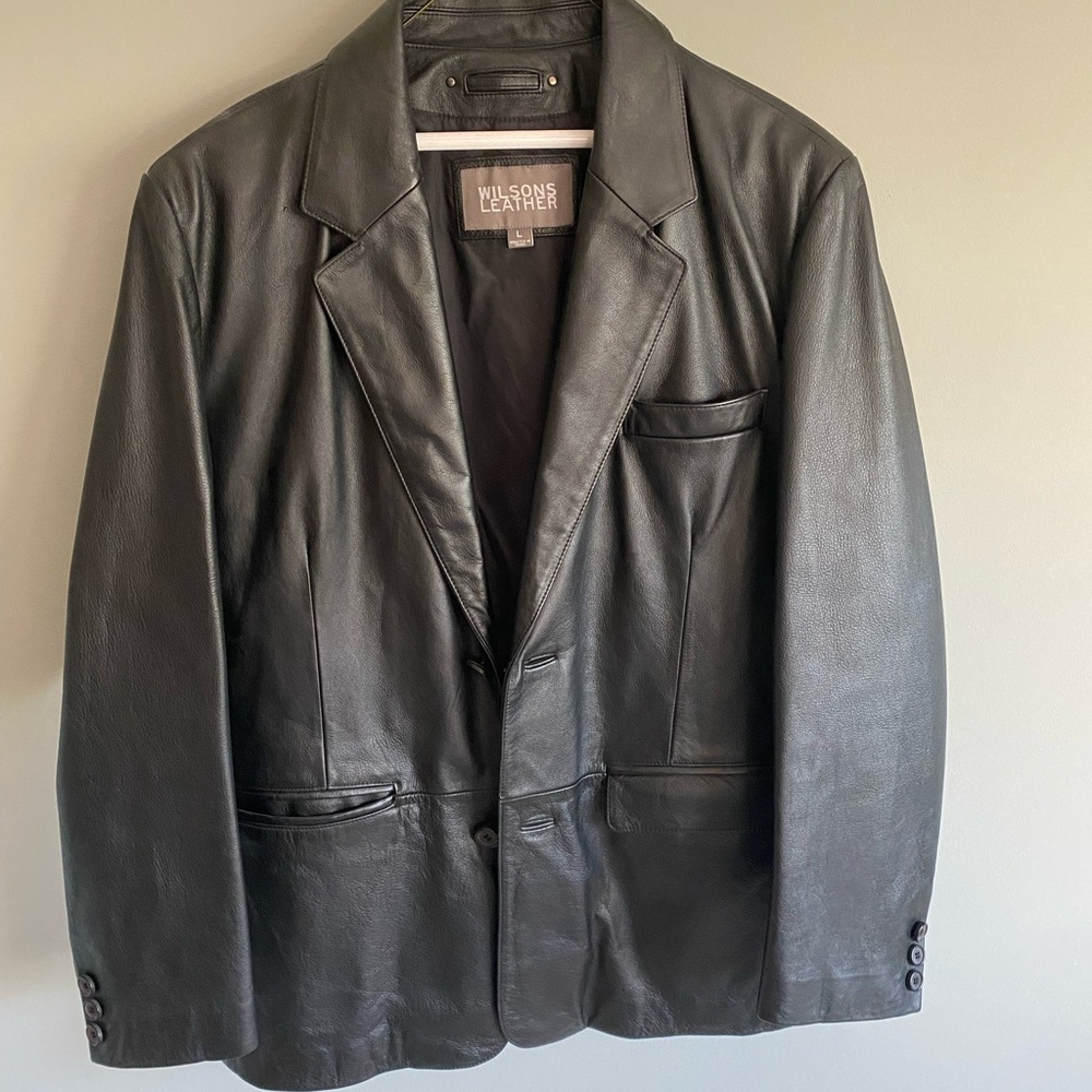 Mens leather jacket